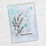 Lavender & Roses - Gold Foil Die Cuts 32271 - Paper Rose Studio