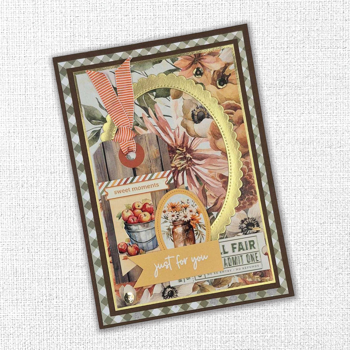 Autumn Florals Tags & Tickets Embossed Die Cuts 35472 - Paper Rose Studio