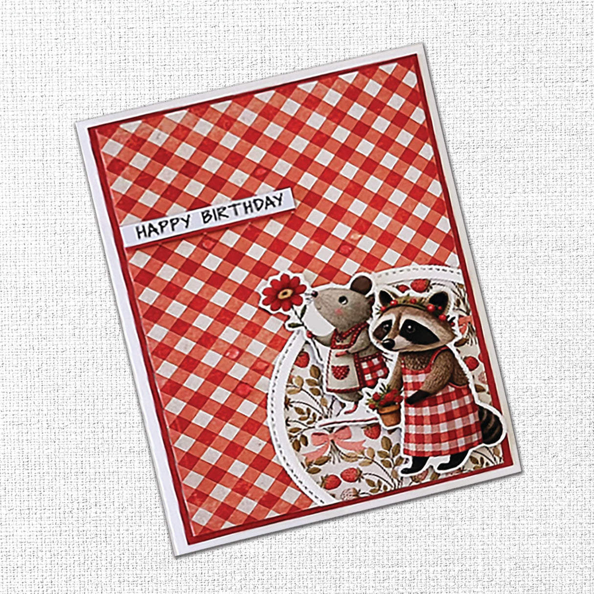 Strawberry Friends Embossed Die Cuts 34905 - Paper Rose Studio