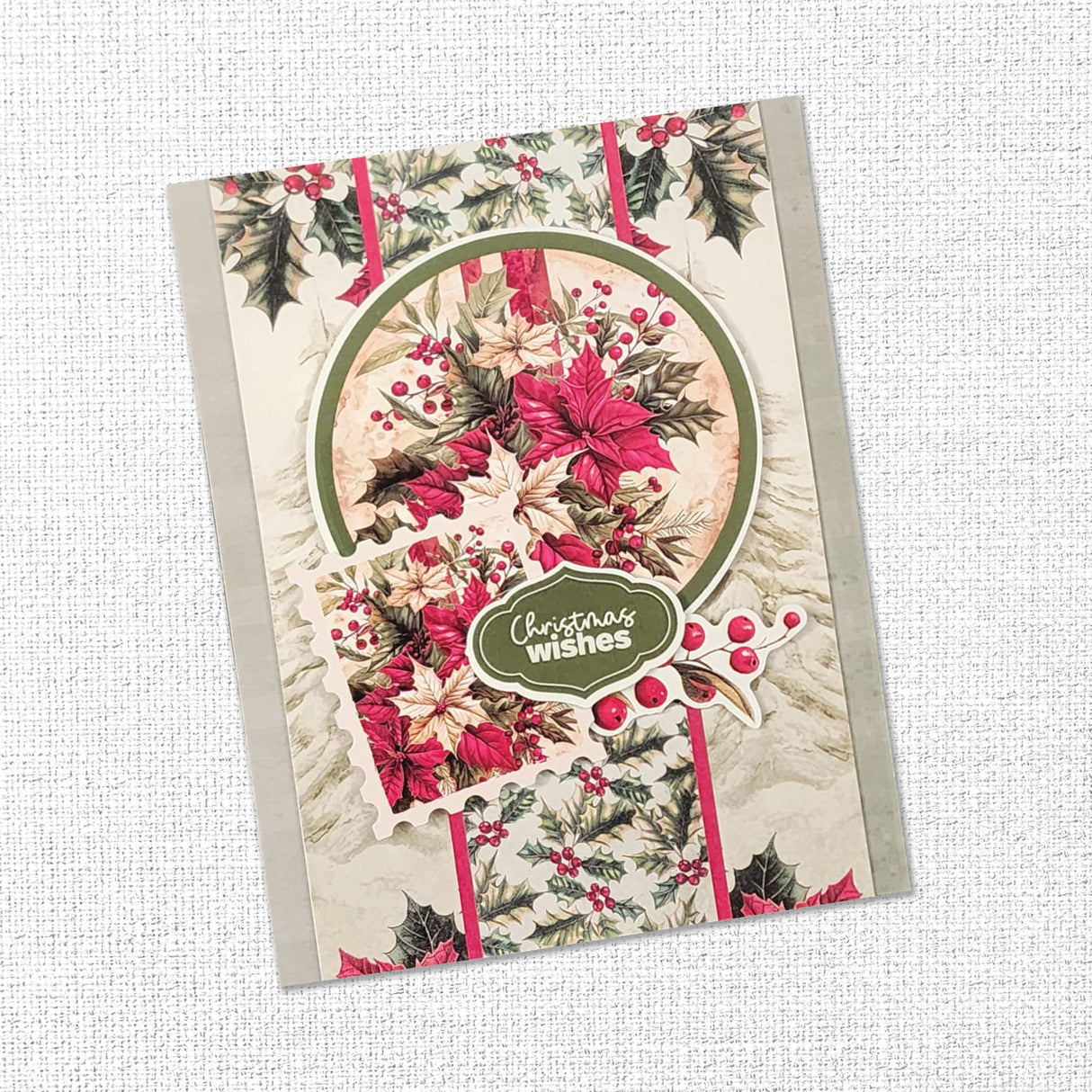 Christmas Holly 6x8" Quick Cards Collection 35172 - Paper Rose Studio