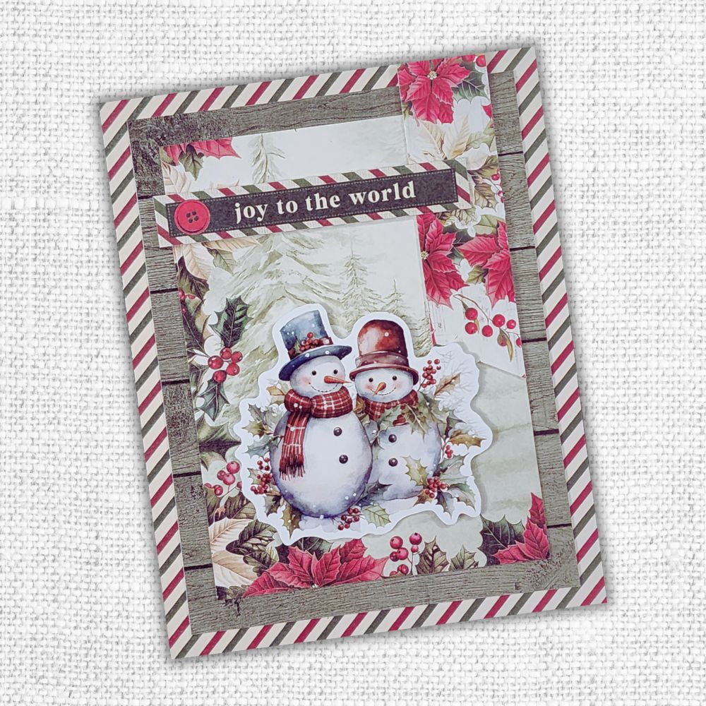 Papercuts Cardmaking Kit - August 2025 Christmas Holly 35178 - Paper Rose Studio