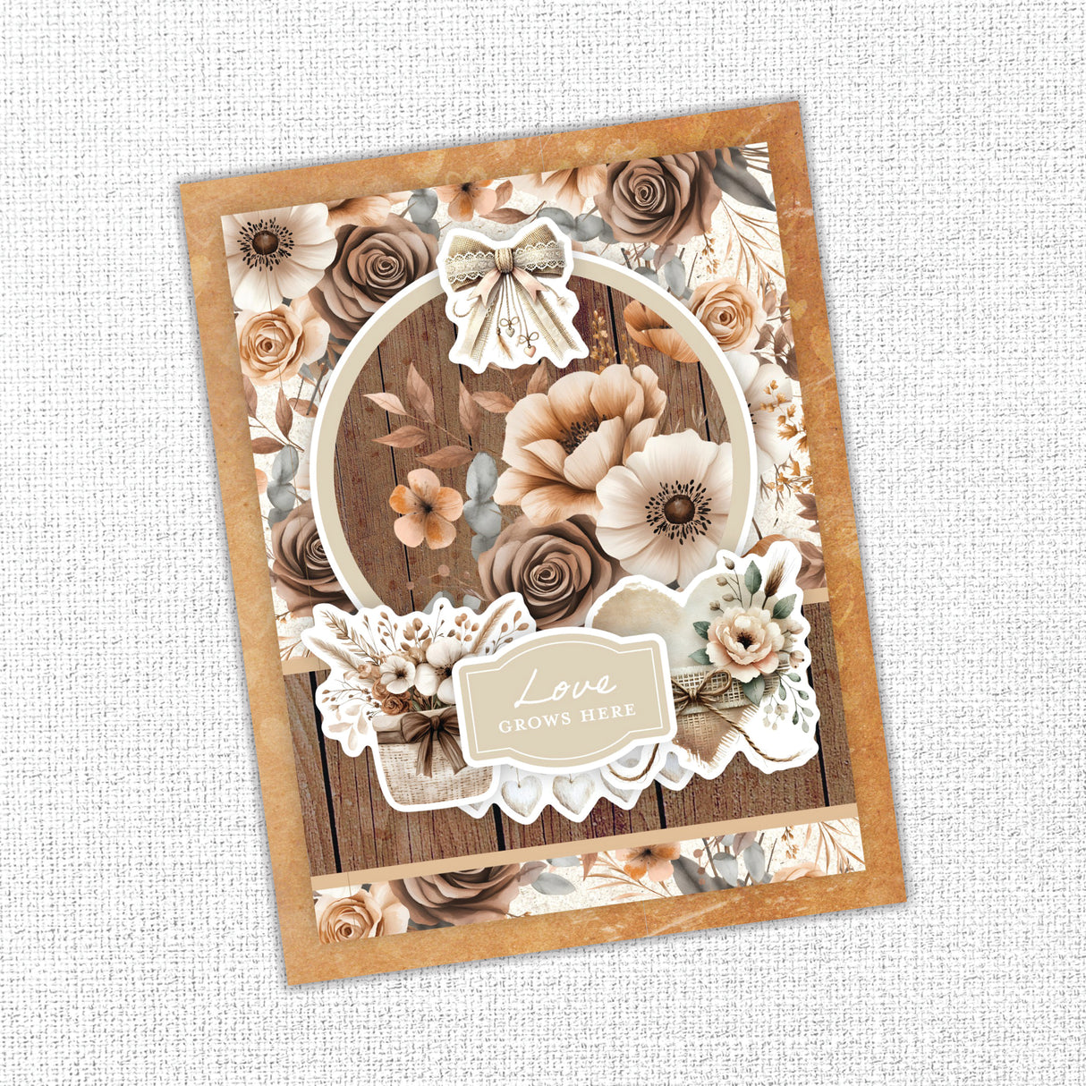 Heart & Home Memories 6x8" Quick Cards Embossed Die Cuts 36553