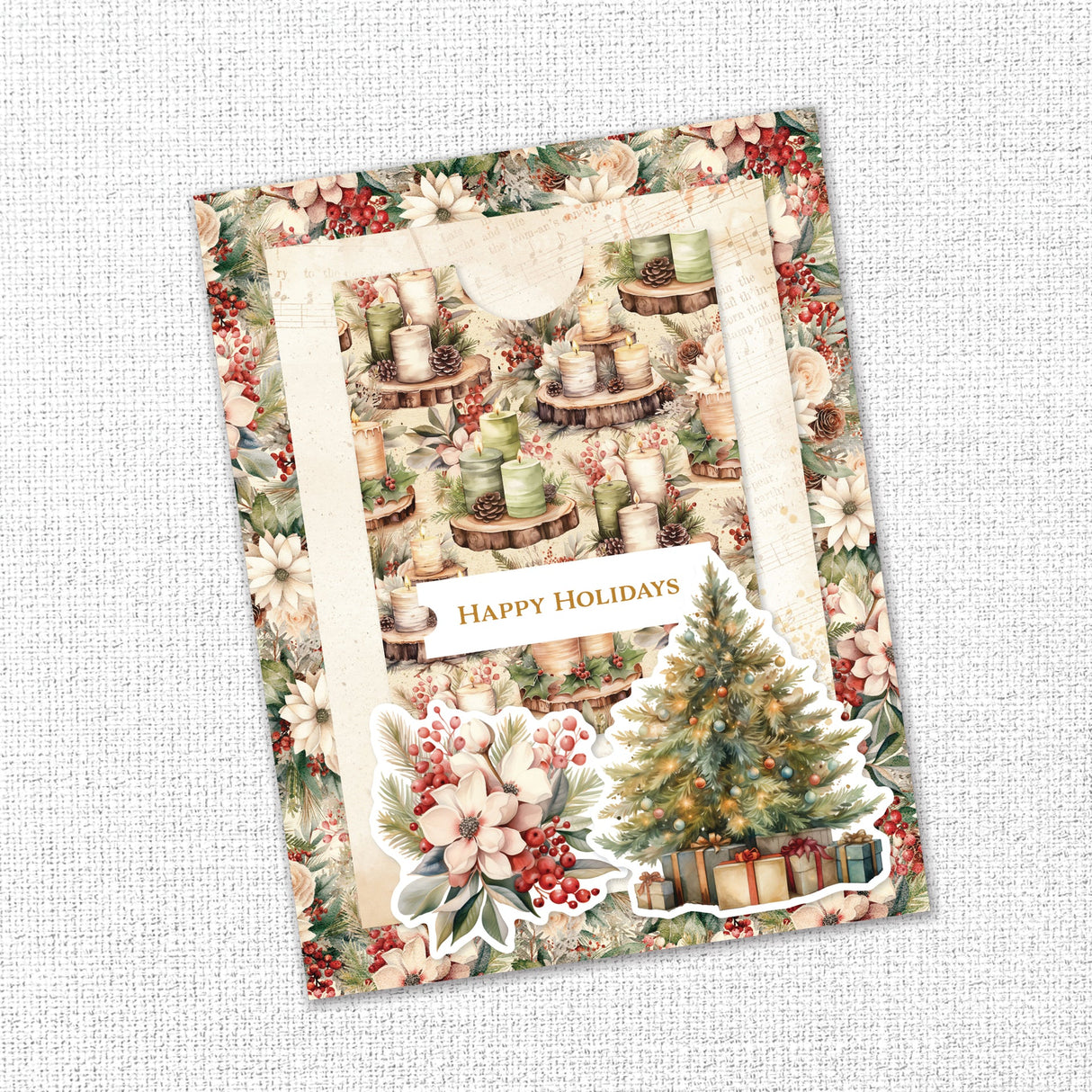 Joy to the World 6x8" Embossed Die Cuts 35524 - Paper Rose Studio