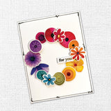 Rainbow Village 6x8" Small Floral Embossed Die Cuts 35433 - Paper Rose Studio