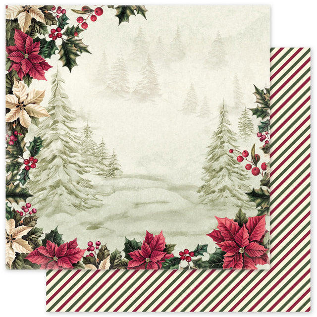 Christmas Holly B 12x12 Paper (12pc Bulk Pack) 35124 - Paper Rose Studio