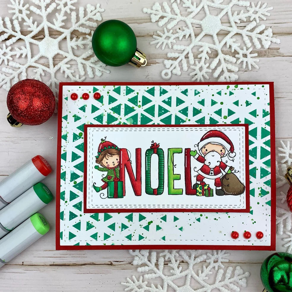 Christmas Noel Word Clear Stamp 31010 - Paper Rose Studio