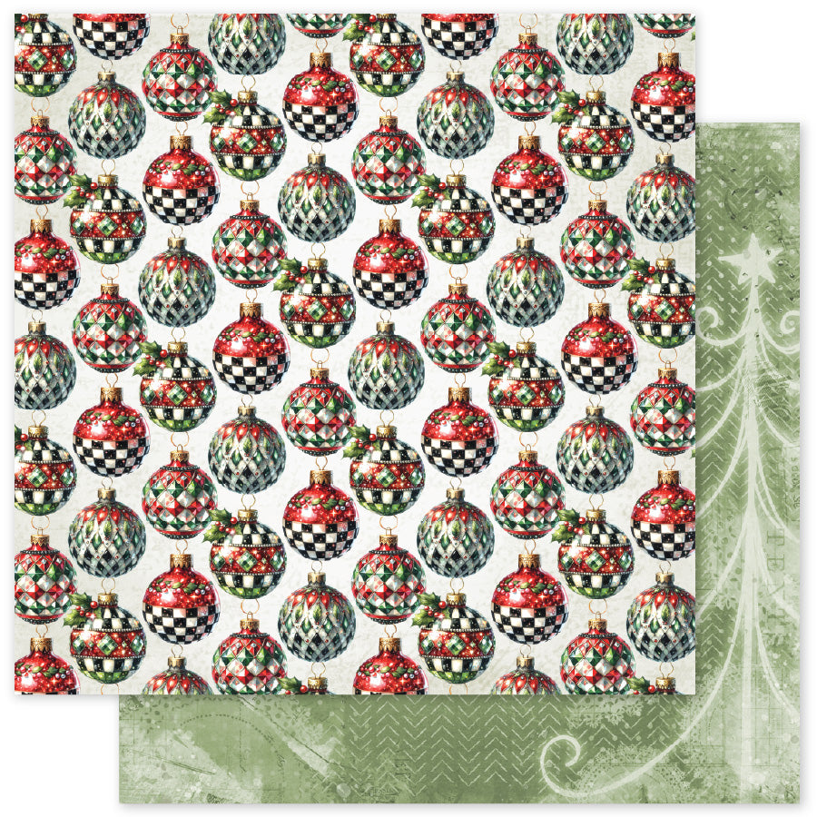 Christmas Wishes Basics F 12x12 Paper (12 pc Bulk Pack) 37135