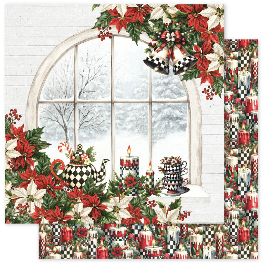 Christmas Wishes D 12x12 Paper (12 pc Bulk Pack) 37096
