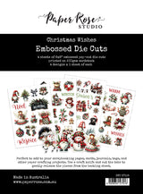 Christmas Wishes 6 x 8" Embossed Die Cuts 37105