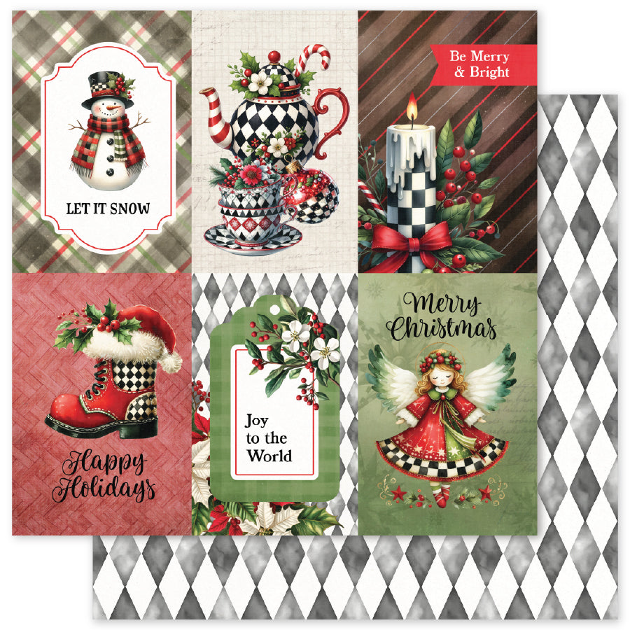 Christmas Wishes F 12x12 Paper (12 pc Bulk Pack) 37102