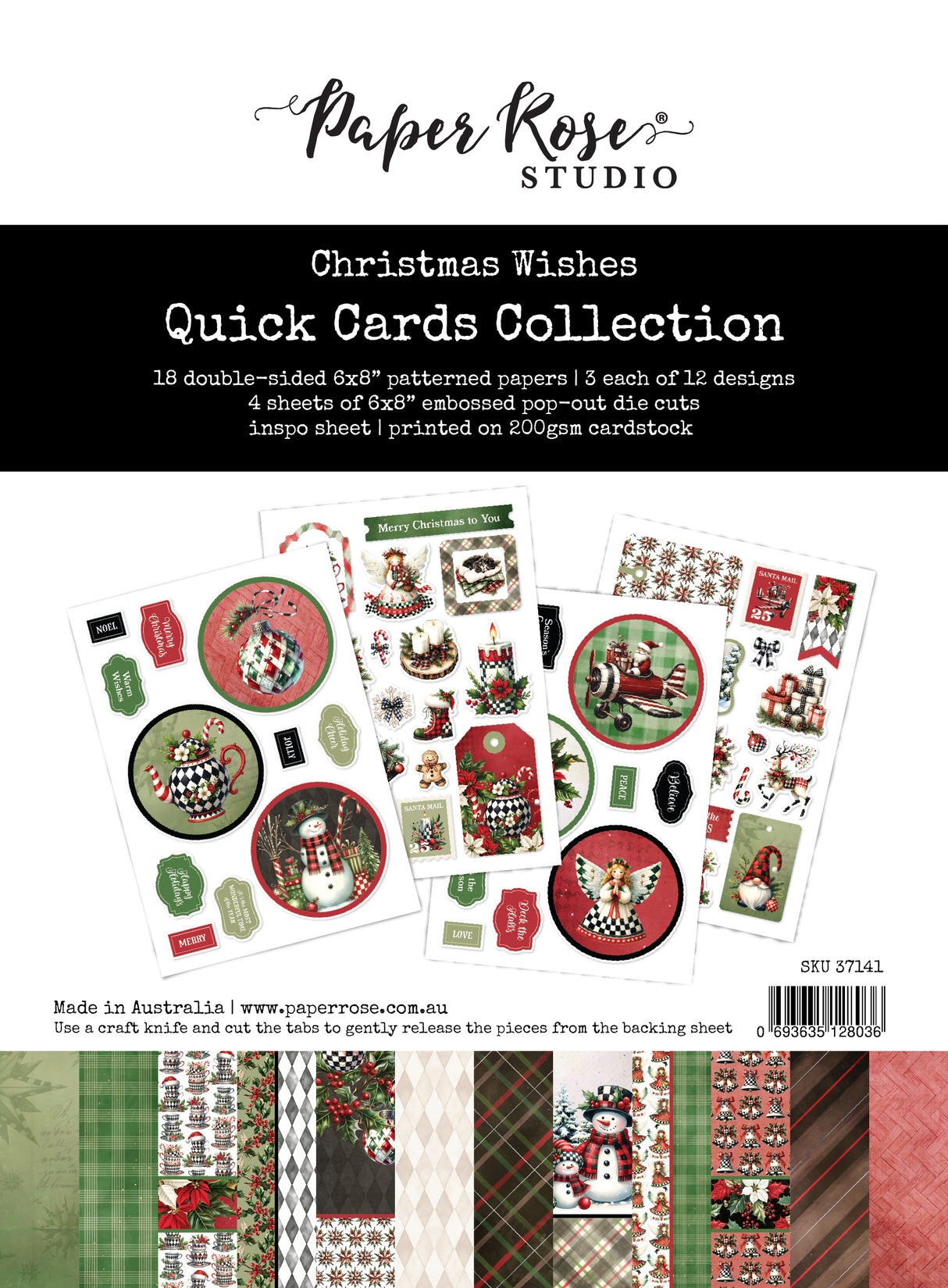 Christmas Wishes 6x8" Quick Cards Kit 37141