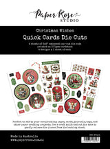 Christmas Wishes 6x8" Quick Cards Die Cuts 37144