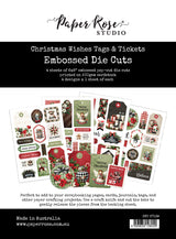 Christmas Wishes 6x8" Tags & Tickets Embossed Die Cuts 37138