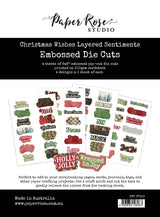 Christmas Wishes 6 x 8" Layered Sentiments 37150
