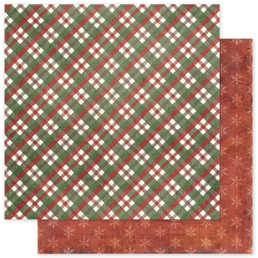 Christmas at Holly House Basics C 12x12 Paper (12 pc Bulk Pack) 37654