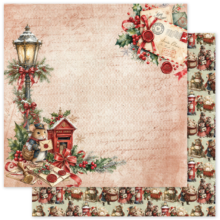 Christmas at Holly House D 12x12 Paper (12 pc Bulk Pack) 37627