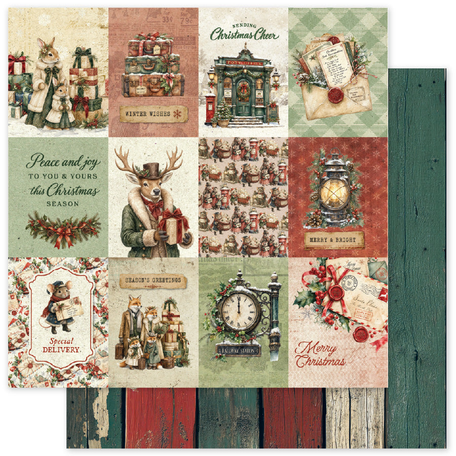 Christmas at Holly House E 12x12 Paper (12 pc Bulk Pack)  37630