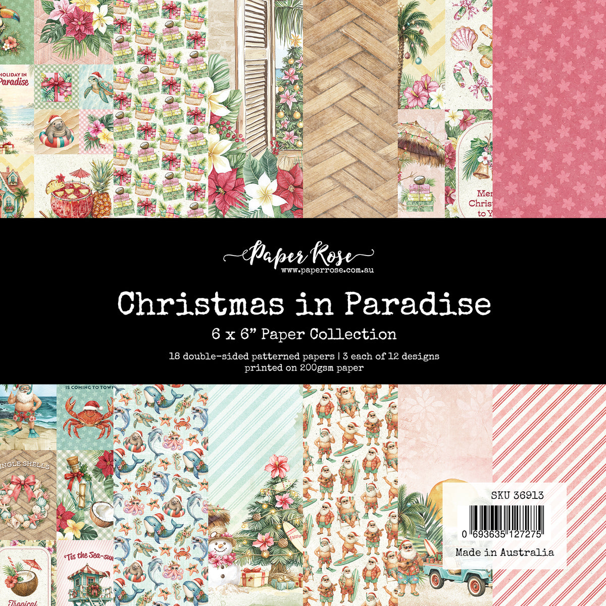 Christmas in Paradise 6x6 Paper Collection 36913