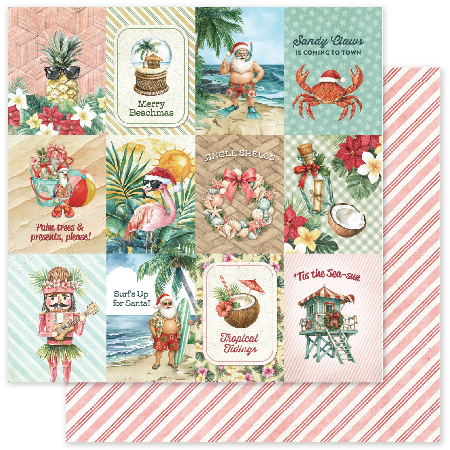 Christmas in Paradise C 12x12 Paper (12 pc Bulk Pack) 36925