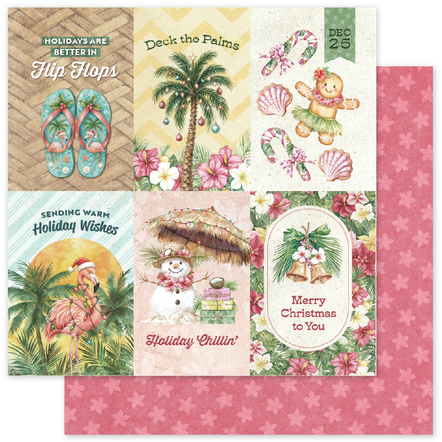 Christmas in Paradise E 12x12 Paper (12 pc Bulk Pack)  36931