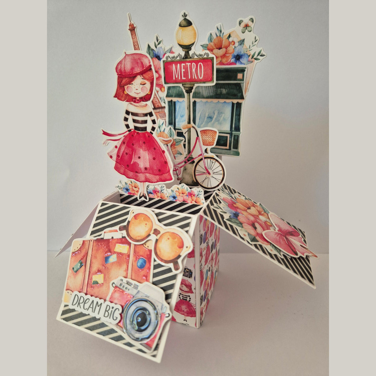 Coffee in Paris Embossed Die Cuts 32298 - Paper Rose Studio