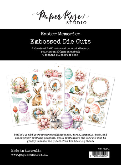 Easter Memories Embossed Die Cuts 33954 - Paper Rose Studio