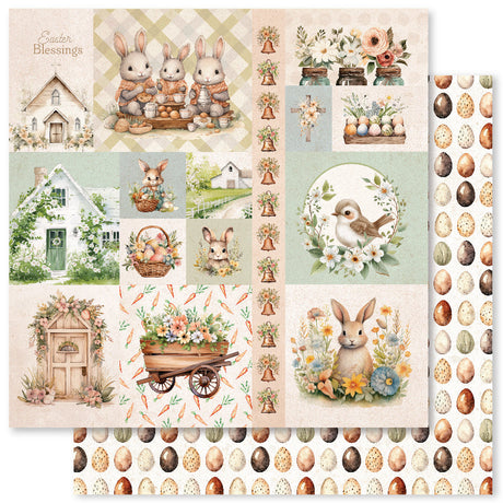 Easter Village C 12x12 Paper (12pc Bulk Pack) 34026 - Paper Rose Studio