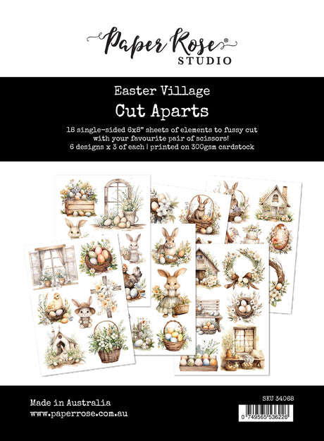 Easter Village Cut Aparts Paper Pack 34068 - Paper Rose Studio
