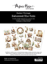 Easter Village Embossed Die Cuts 34065 - Paper Rose Studio