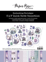Enchanting Christmas 6x8" Quick Cards Collection 32775 - Paper Rose Studio