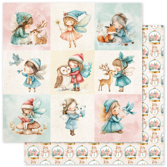 Fairytale Christmas Basics A 12x12 Paper (12pc Bulk Pack) 35211 - Paper Rose Studio