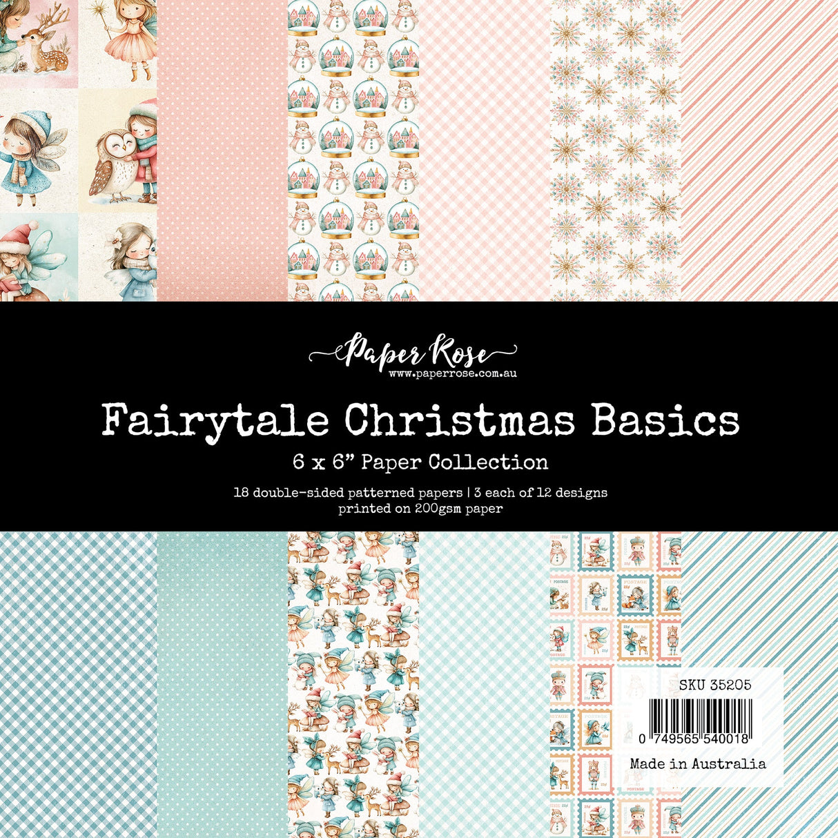 Fairytale Christmas Basics 6x6 Paper Collection 35205 - Paper Rose Studio