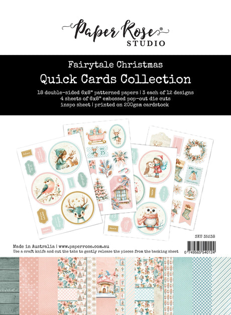 Fairytale Christmas 6x8" Quick Cards Collection 35238 - Paper Rose Studio