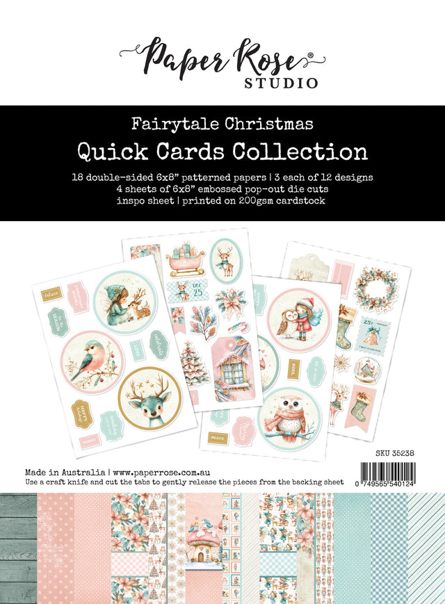 Fairytale Christmas 6x8" Quick Cards Collection 35238 - Paper Rose Studio