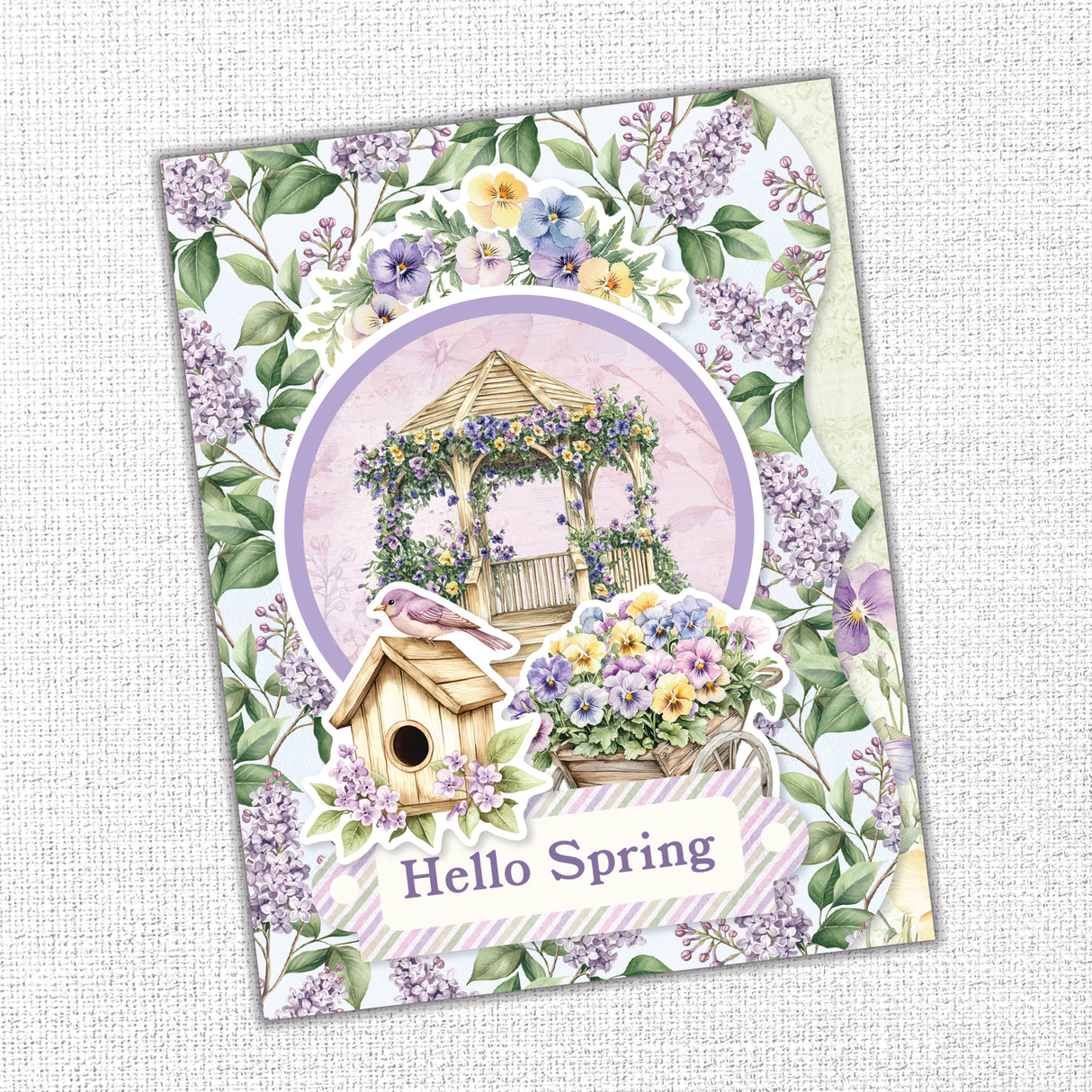 Petals & Pansies 8.5x11" Mini Folio Kit 36433