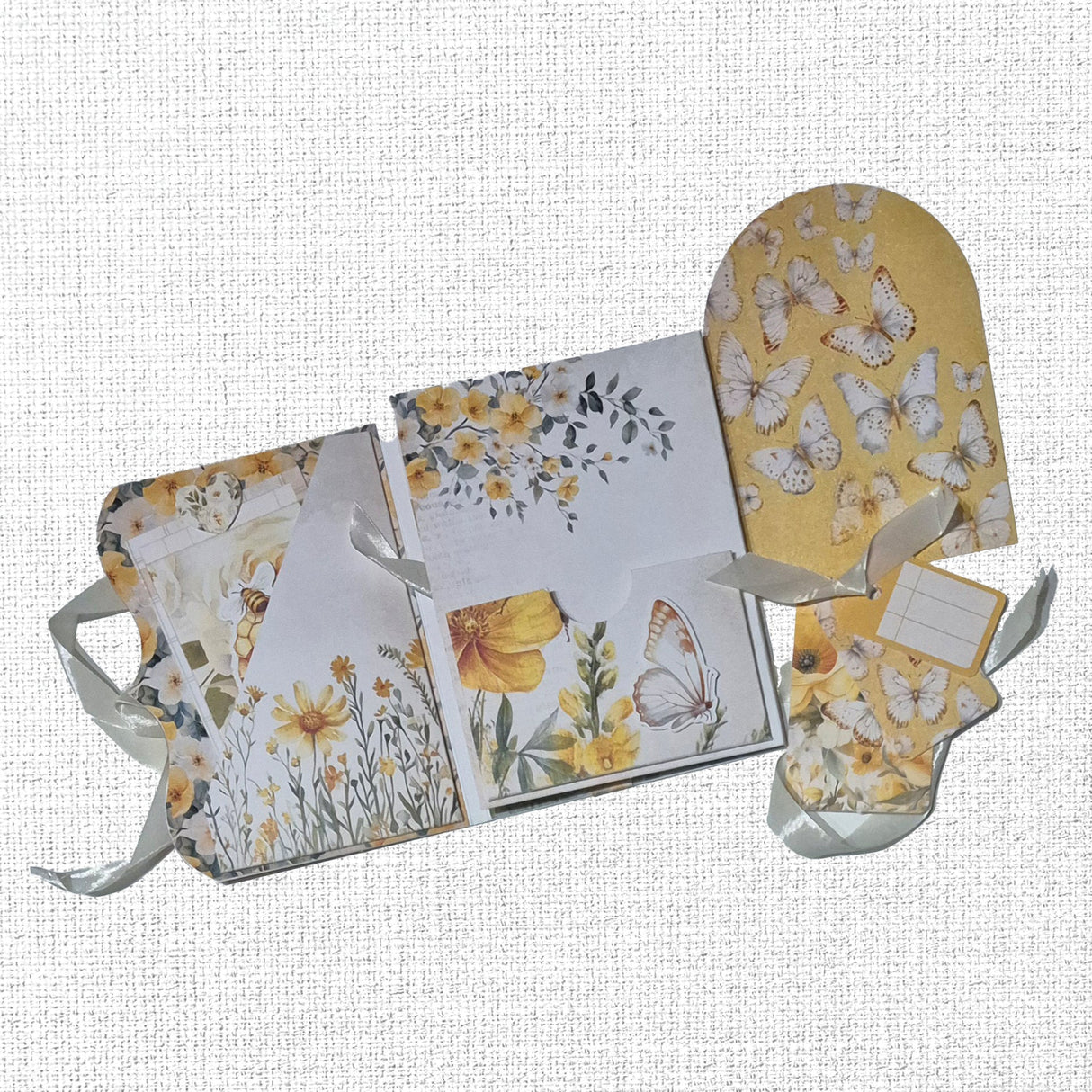 Bees and  Butterflies  8.5" x 11" Mini Junk Journal Folio Kit 35013 - Paper Rose Studio