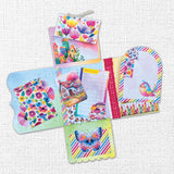 Rainbow Village 8.5" x 11" Mini Junk Journal Folio Kit 35361 - Paper Rose Studio