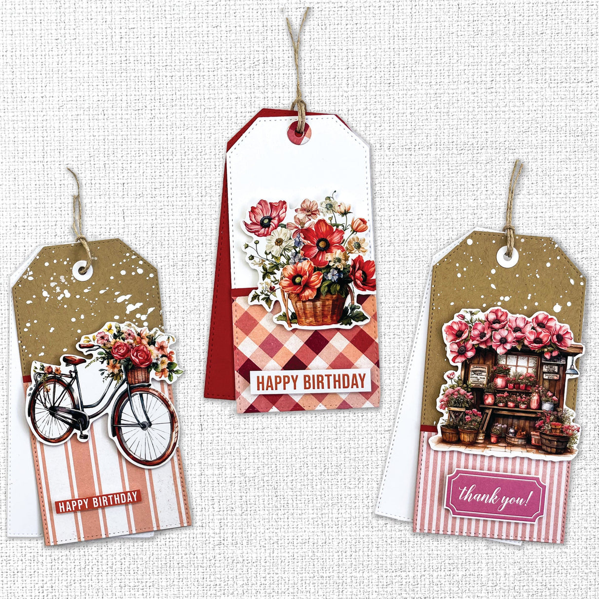 Vintage Rose Embossed Die Cuts 33645 - Paper Rose Studio