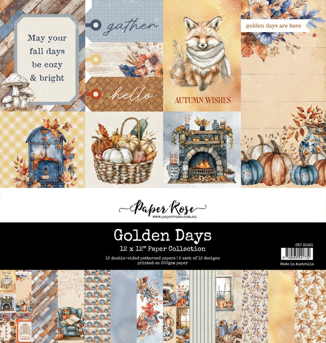 Golden Days 12x12 Paper Collection 35281 - Paper Rose Studio