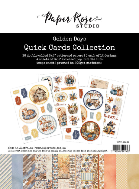 Golden Days Quick Card Collection 35338 - Paper Rose Studio