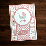 Hello Little Girl 6x8" Die Cuts & Sentiments 30015 - Paper Rose Studio