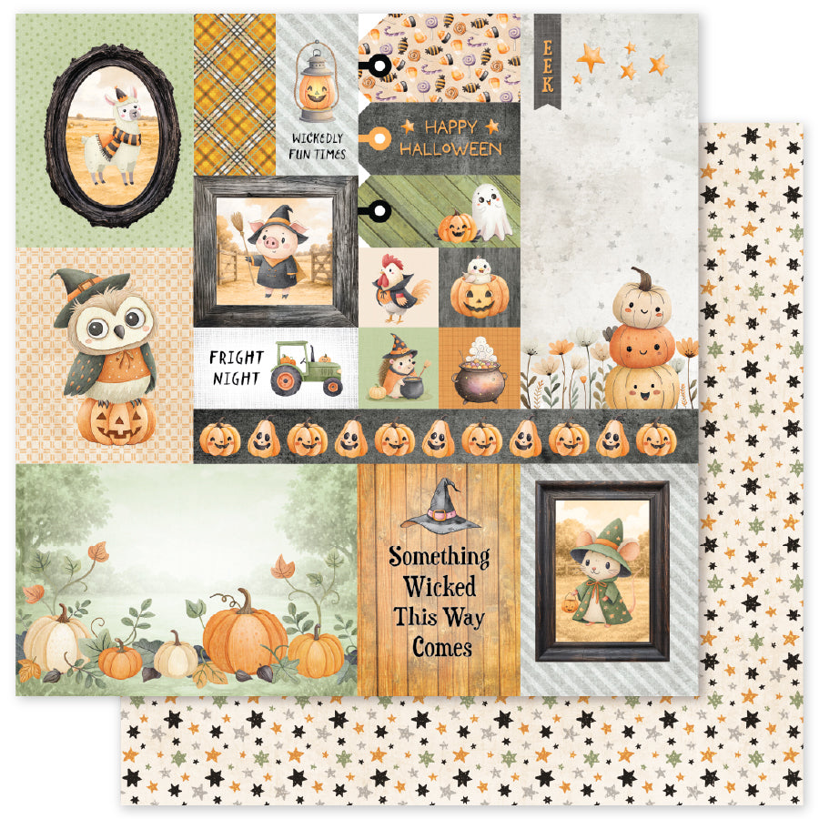 Halloween Harvest A 12x12 Paper (12 pc Bulk Pack) 37162