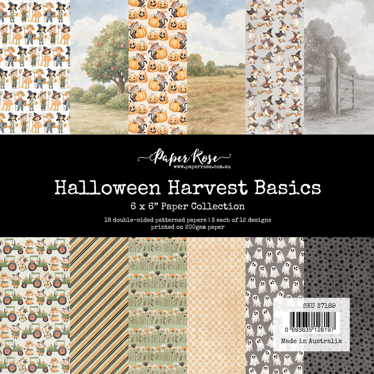 Halloween Harvest Basics 6x6 Paper Collection 37189