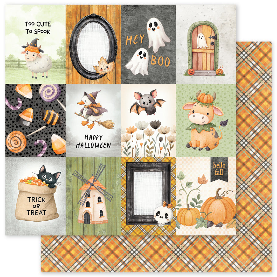 Halloween Harvest C 12x12 Paper (12 pc Bulk Pack) 37168