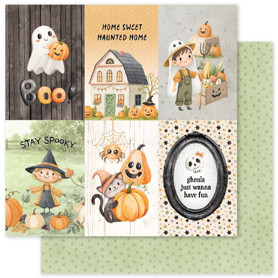 Halloween Harvest E 12x12 Paper (12 pc Bulk Pack) 37174