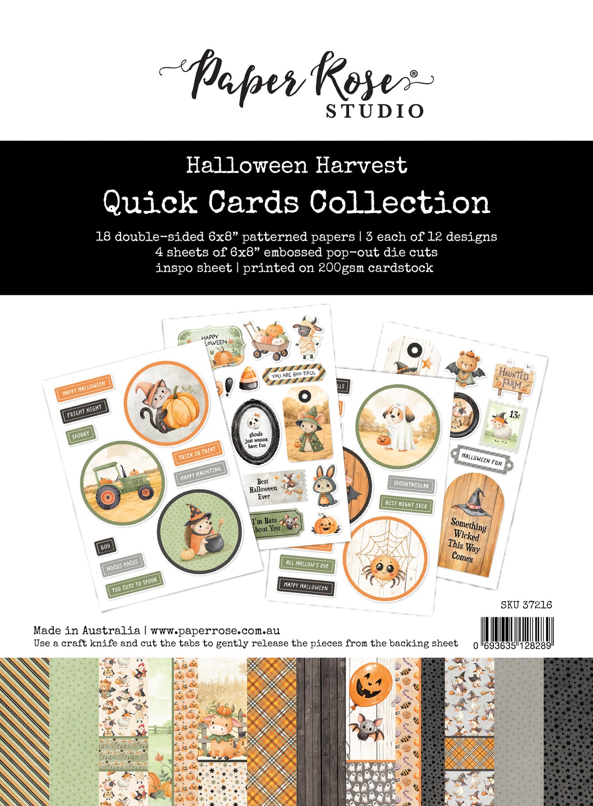 Halloween Harvest 6x8" Quick Cards Kit 37216