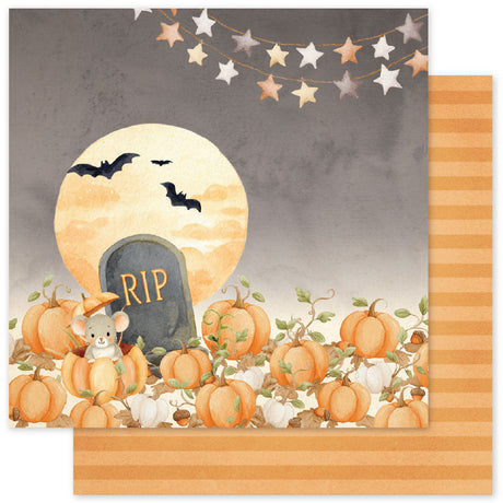 Halloween Hollow B 12x12 Paper (12pc Bulk Pack) 35373 - Paper Rose Studio