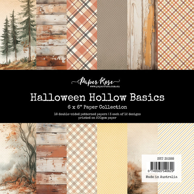 Halloween Hollow Basics 6x6 Paper Collection 35388 - Paper Rose Studio