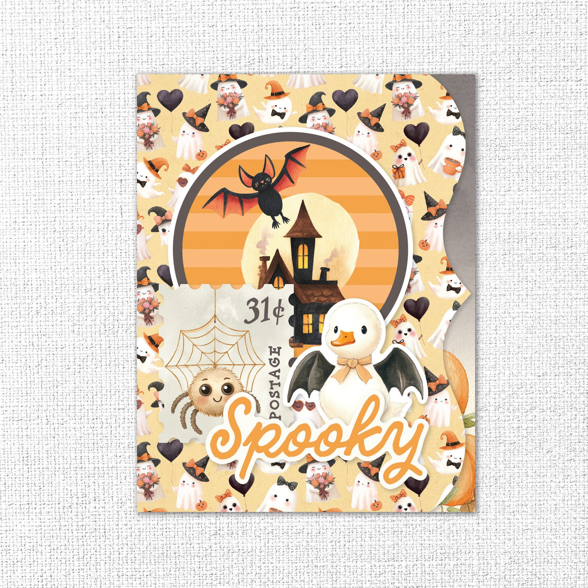 Halloween Hollow 8.5" x 11" Mini Junk Journal Folio Kit 35430 - Paper Rose Studio