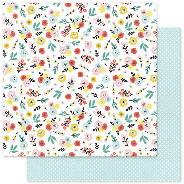 Happy Moments Basics C 12x12 Paper (12pc Bulk Pack) 34974 - Paper Rose Studio